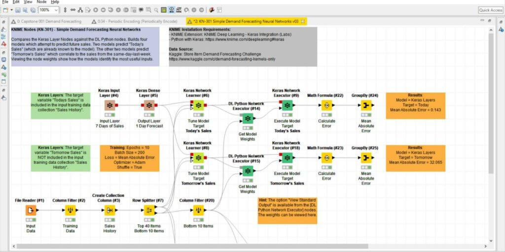 Neural Network in KNIME
